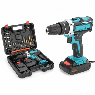 PACK PARA TALADRAR - TALADRO PROFESIONAL CON BATERIAS, DADO Y PUNTA MAGNETICA
