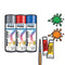 Pinturas acrílicas, en spray, acuarelas y óleos con pinceles y accesorios artísticos disponibles en OcShop Lima