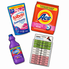 Detergentes y lavado de ropa: Ace floral, Marsella, suavizante Downy y quitamanchas Clorox — OcShop Perú