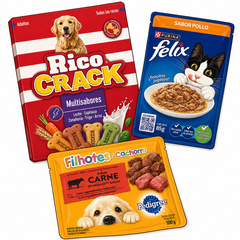 Alimentos para perros y gatos: Ricocan, Pedigree Pouch, Felix y Fancy Feast — OcShop Perú
