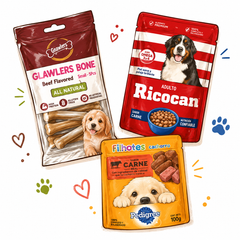 Ricocan, Pedigree Pouch, Ricocrack y snacks masticables para perros adultos y razas pequeñas. Envíos express a todo el Perú.
