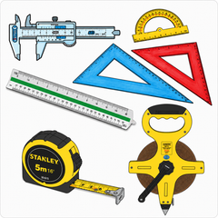 Winchas, cintas métricas y reglas: Stanley profesional, pie de rey y sets de medición — OcShop Perú
