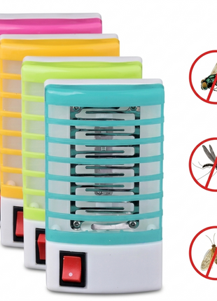 ATRAPA INSECTOS TIPO ENCHUFE CON LUZ LED