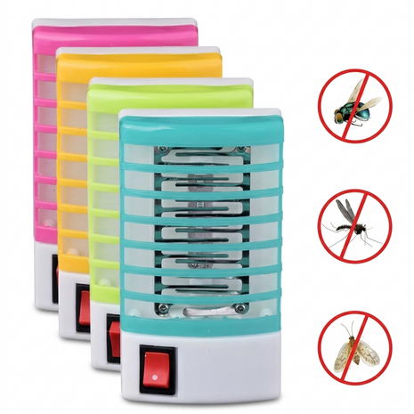 ATRAPA INSECTOS TIPO ENCHUFE CON LUZ LED