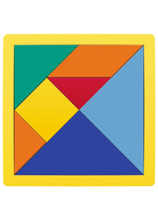 ROMPECABEZAS DE FIGURAS GEOMETRICAS DE 7 PIEZAS TANGRAM