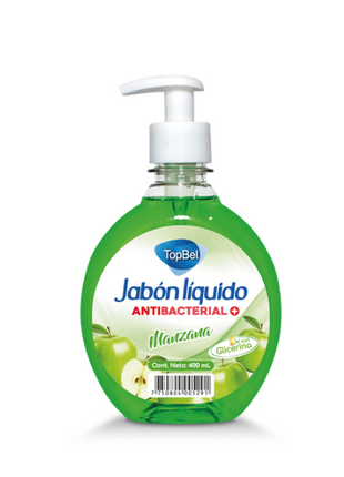 JABON ANTIBACTERIAL MANZANA 400ml