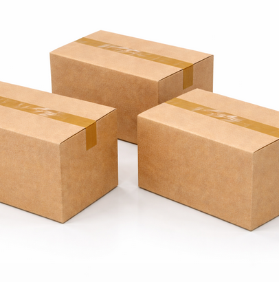 3 CAJAS DE CARTON 22X20X12