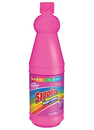 QUITAMANCHAS SAPOLIO ROPA COLOR LIQUIDO - Botella 930ml