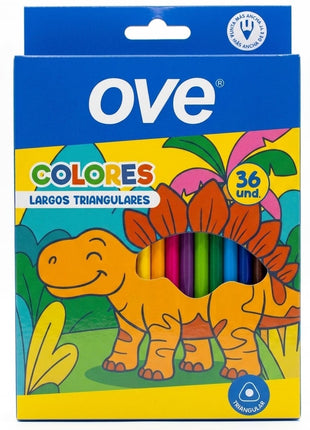 PACK DE 36 LAPICES DE COLORES