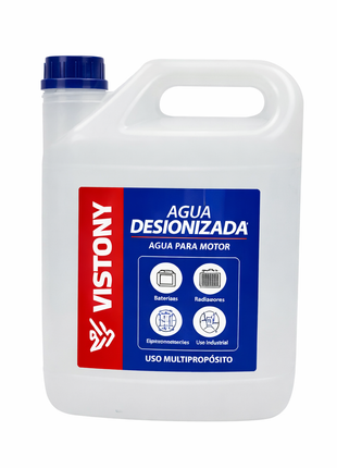 AGUA DESIONIZADA PARA BATERIA Y MOTOR