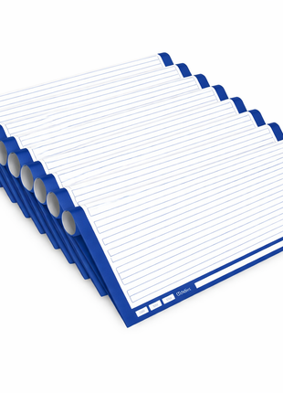PACK DE 10 PAPELOGRAFOS TRIPLE RENGLON 56g 61X86