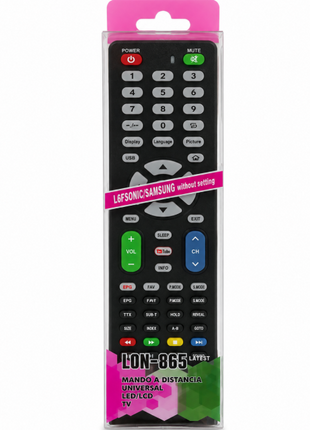 CONTROL REMOTO UNIVERSAL PARA TELEVISIÓN
