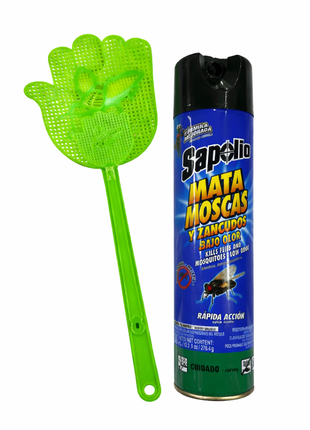 PACK MATAMOSCAS - MATAMOSCAS DE PLASTICO Y SPRAY
