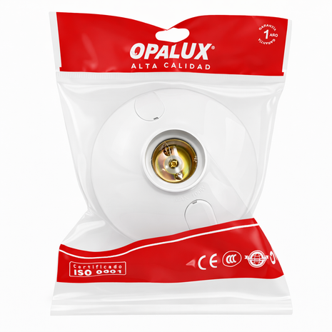 SOCKET PARA EMPOTRAR FOCO OP-48 WH OPALUX