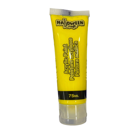 PINTURA ACRILICA AMARRILO HALLOWEEN 75ML