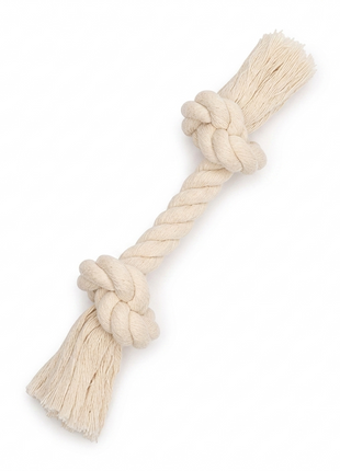 JUGUETE DE SOGA CON NUDO PARA PERROS