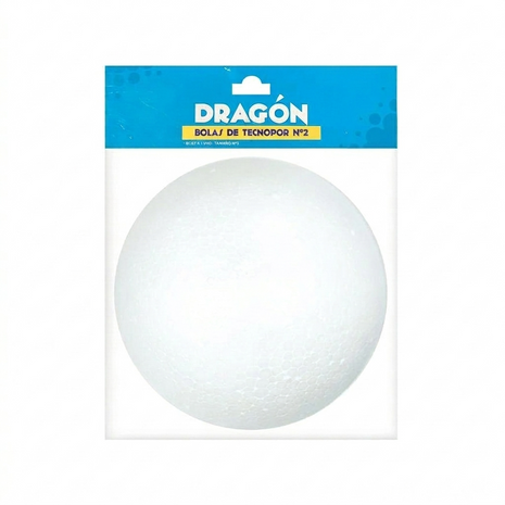 BOLA DE TECNOPOR N° 2 Blíster X 1 Und