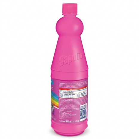 QUITAMANCHAS SAPOLIO ROPA COLOR LIQUIDO - Botella 930ml