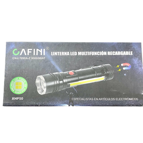LINTERNA LED MULTIFUNCION RECARGABLE