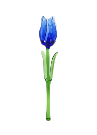TULIPAN AZUL - ARTE EN VIDRIO DIA DE LA MADRE