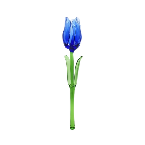 TULIPAN AZUL - ARTE EN VIDRIO DIA DE LA MADRE