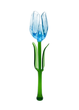 TULIPAN TURQUESA - ARTE EN VIDRIO DIA DE LA MADRE