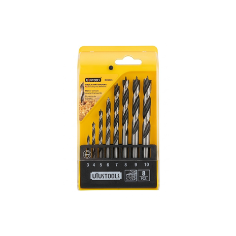 JUEGO DE BROCAS PARA MADERA 8PCS