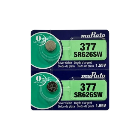 2 PILAS 377 SR626SW TIPO BOTON