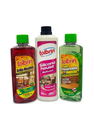PACK CUIDADO DE MUEBLES - SILICONA, PROTECTOR Y PRESERVANTE