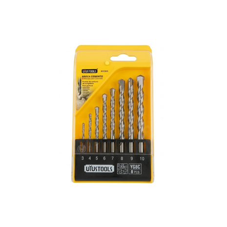 JUEGO DE BROCAS PARA CEMENTO 8PCS
