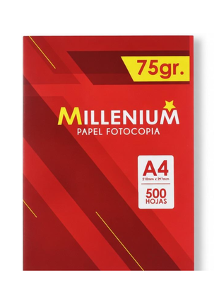 500 HOJAS A4 MILENIUM