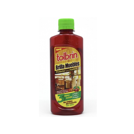 BRILLA MUEBLES Y PROTECTOR DE MADERA TRIPLE ACCION 220ml