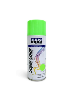 PINTURA EN SPRAY FLUORESCENTE VERDE TEKBOND 400ML