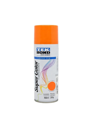 PINTURA EN SPRAY FLUORESCENTE NARANJA TEKBOND 400ML