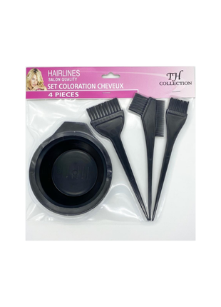 KIT SET JUEGO DE BROCHAS Y APLICADOR DE TINTE CABELLO REUSABLE