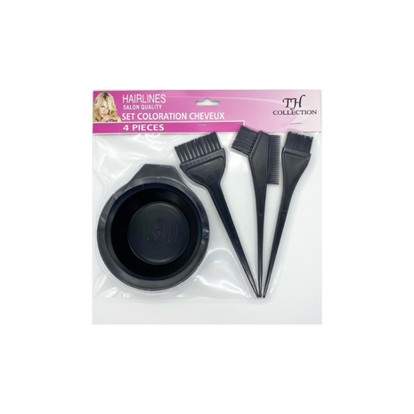 KIT SET JUEGO DE BROCHAS Y APLICADOR DE TINTE CABELLO REUSABLE