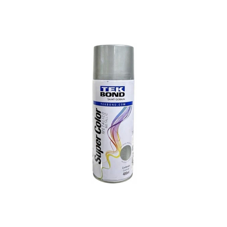 PINTURA EN SPRAY PLATA METALICO TEKBOND 400ML