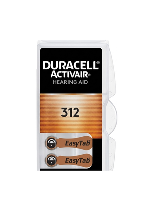 2 PILAS 312 DURACELL TIPO BOTON
