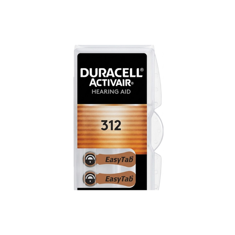 2 PILAS 312 DURACELL TIPO BOTON