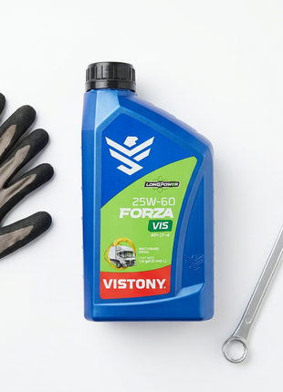 Aceite Vistony Forza en vista cenital