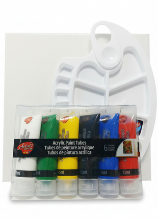 Acrylic Paint Tubes bandeja completa