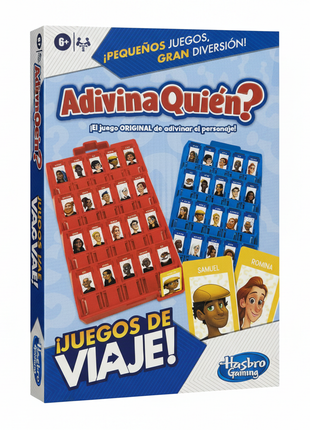 Adivina Quién Viaje fondo blanco