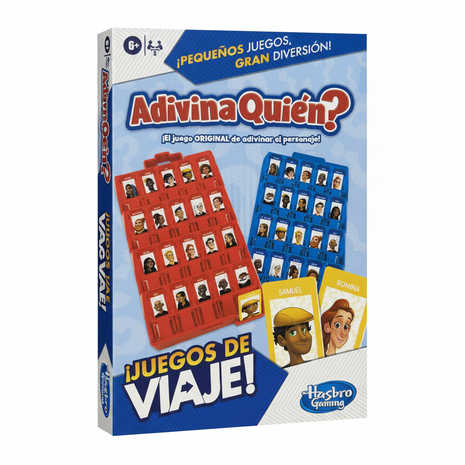 Adivina Quién Viaje fondo blanco