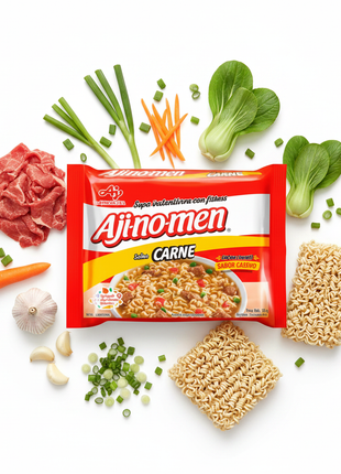 Ajinomen Carne - Con ingredientes