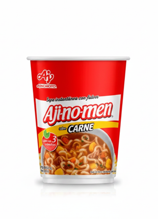 Ajinomen Carne Cup - Fondo Blanco