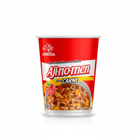 Ajinomen Carne Cup - Fondo Blanco
