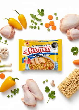 Ajinomen Gallina Criolla - Con ingredientes