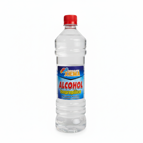 Alcohol Isopropílico XIEMA 1L - Fondo Blanco Cuadrado
