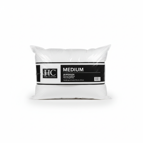 Almohada Medium HC 65x50cm rectangular - fondo blanco
