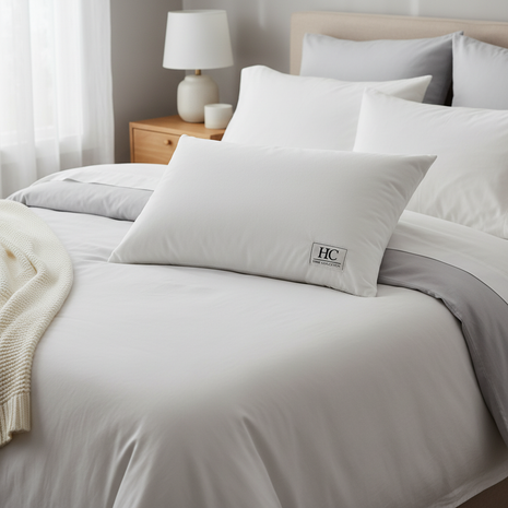 Almohada Medium HC en uso - lifestyle
